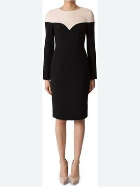 VGUC Black Halo Marla sheath below the knee length dress